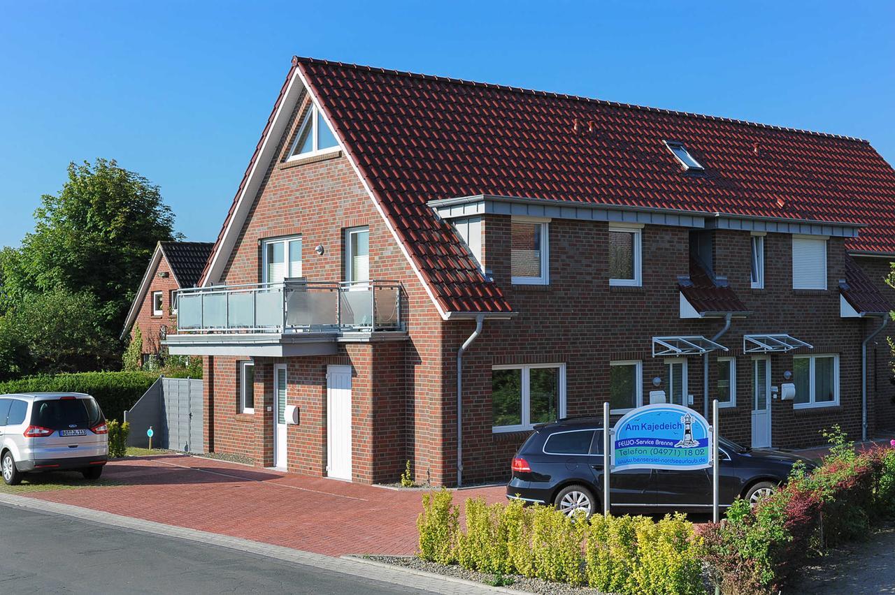 Ferienwohnungen Am Kajedeich Bensersiel Exterior foto